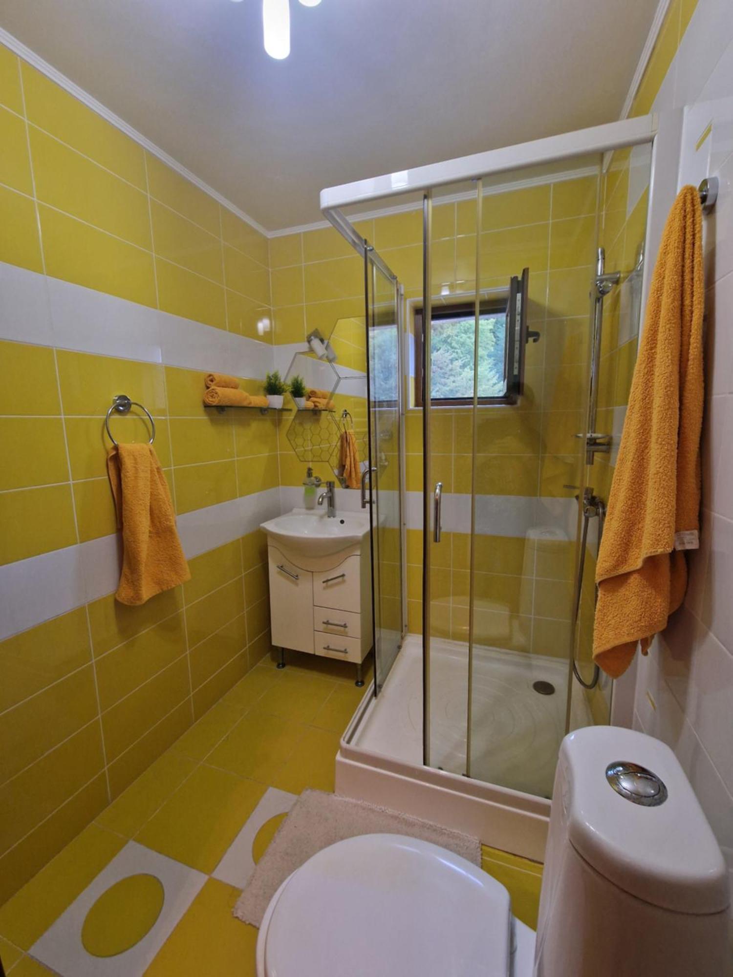 Apartament Red & Yellow Slănic-Moldova Værelse billede